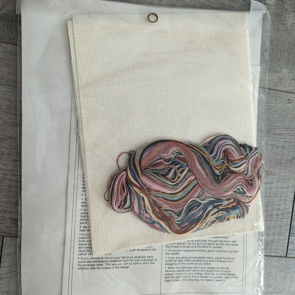 Bundle Cross Stitch & Ribbon Embroidery Dimensions Blessed Nativity Sampler etc.